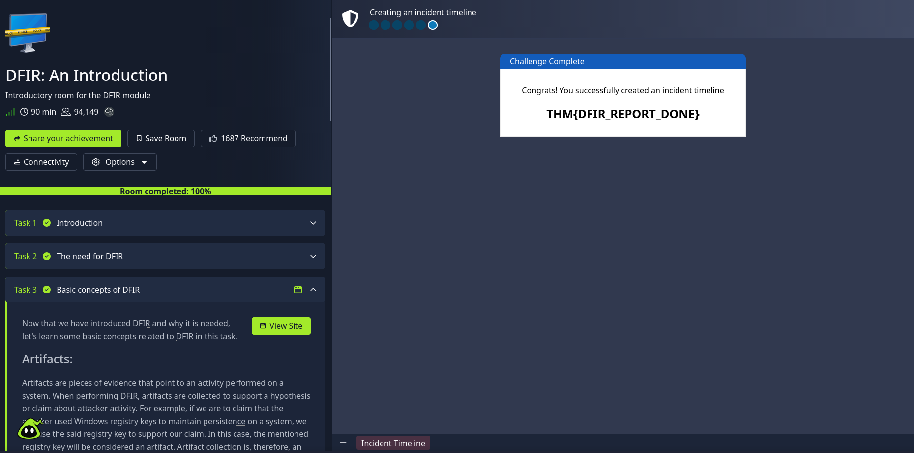 Screenshot of process tree and file artifacts showing the unexpected process relationship